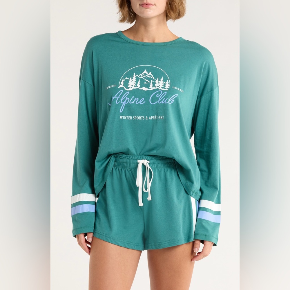 PJ Salvage Green Alpine Club Set size M